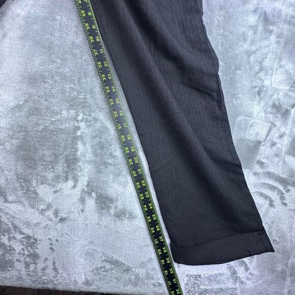 Vintage 50’s Men’s Black Pinstripe Trousers Size 33 - Picture 6 of 8